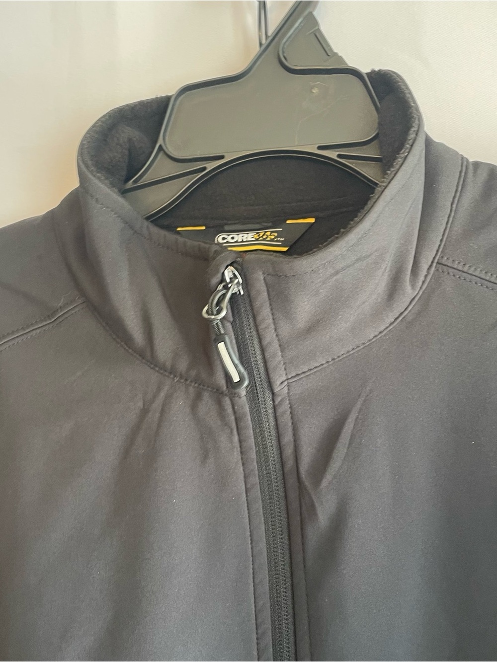 CORE365 Black Full-Zip Lightweight Windbreaker Jacket Logo Men’s L - Picture 5 of 12